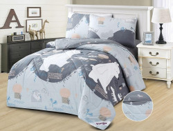 Постельное белье из твила с одеялами TANGO PRIMAVERA W-60 50х70 (2шт) семейное