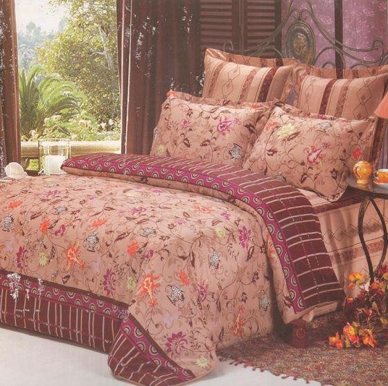 Постельное белье из сатина печатного САЙЛИД B-66 1,5-спальное