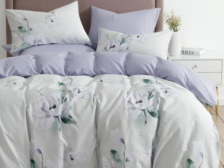 Постельное белье двухстороннее из твил-сатина SAILID BP-170-1 1,5-спальное