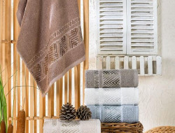 Набор полотенец махровых HAWAL TWO DOLPHINS 70х140 (6шт)