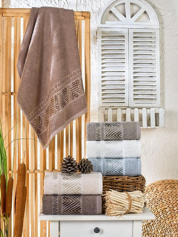 Набор полотенец махровых HAWAL TWO DOLPHINS 70х140 (6шт)