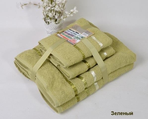 Комплект полотенец KARNA BALE зеленый