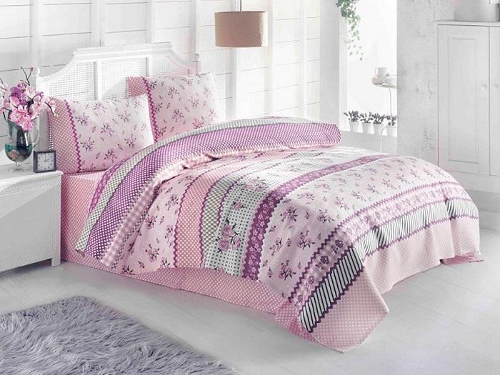 Постельное белье из ранфорса IRINA HOME LEONE PUDRA 3D евро