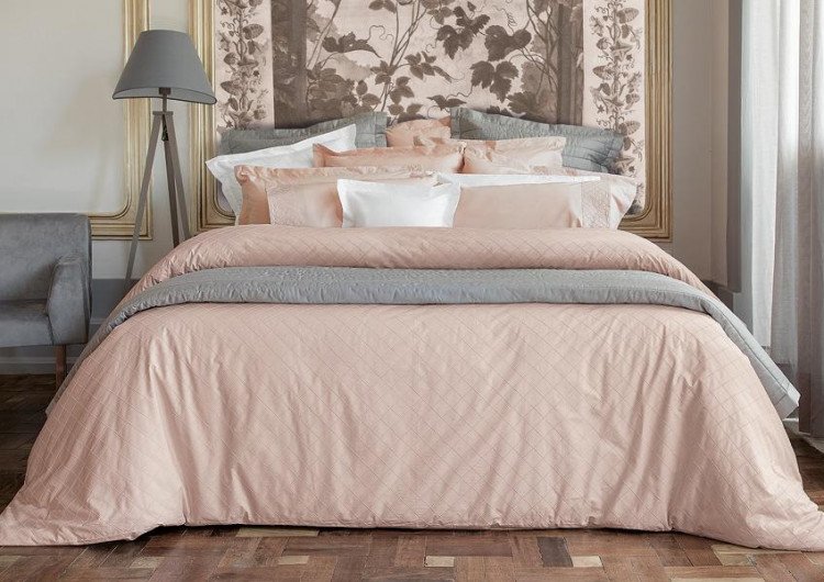 Постельное белье BOVI 05552 PLOMBIR розовое 1,5-спальное