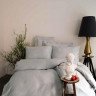 Постельное белье из сатина ISSIMO SIMPLY SATIN GREY семейное