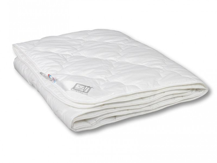 Одеяло стеганое АЛЬВИТЕК БАМБУК-ПЕРКАЛЬ ЛЕТО белое 140x205 легкое