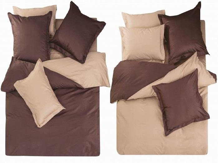 Постельное белье из однотонного сатина САЙЛИД L-17 семейное