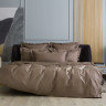 Постельное белье из египетского хлопка с простыней на резинке 160х200 GERMAN GRASS Brownie Allure Grass евро