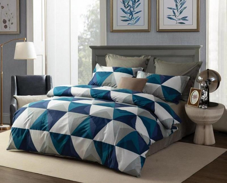 Постельное белье из печатного сатина SAILID B-224-3 евро