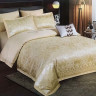 Постельное белье из жаккарда с оборкой KARVEN N005-601 50х70 (2шт), 70х70 (2шт) семейное