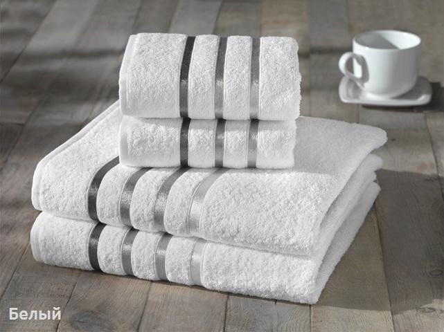 Комплект полотенец KARNA BALE белый