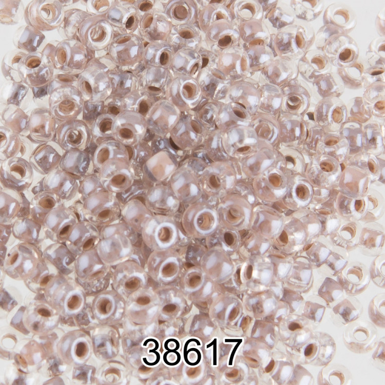 Бисер PRECIOSA (Чехия) круглый 5 10/0 2.3 мм 500 гр 38617 (Ф420) кремовый