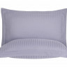 Набор наволочек из страйп сатина KARVEN E030 сиреневый 50х70 (2шт)