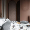 Постельное белье из египетского хлопка ASABELLA 1536-6 50х70 (2шт) и 70х70 (2шт) евро