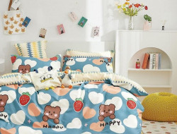 Постельное белье двухстороннее из твила TANGO TPIG-1593 50х70 (1шт), 70х70 (1шт) 1,5-спальное