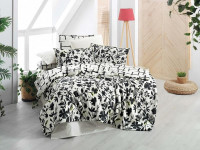 Постельное белье из поплина SAREV FANCY N194 AMANDA V1-SIYAH 50х70 (2шт) евро