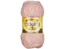 Пряжа ADELIA CASUAL №06 сиреневая 72% хлопок, 28% акрил, 10 шт х 50 гр, 130 м +/- 6 м