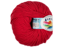 Пряжа ALPINA MARGO №18 красная 100% мериносовая шерсть 10 шт х 50 гр, 75 м +/- 4 м