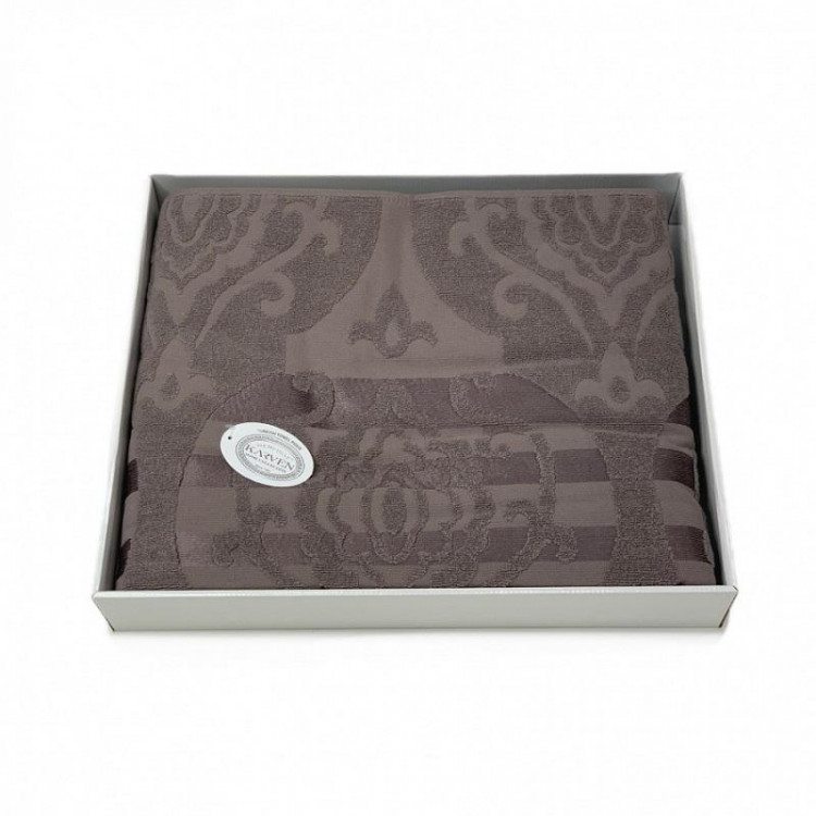 Плед из хлопка махровый KARVEN P962 CORNELY V11 темно-лиловый 160х220