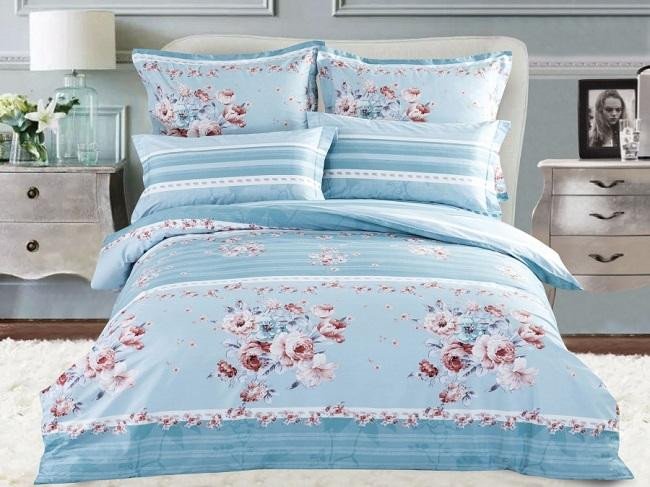 Постельное белье из сатина печатного САЙЛИД B-165 евро