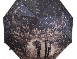 Зонт POPULAR полный автомат усиленный Меланхолия коричневый