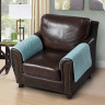 Накидка на подлокотники из микрофибры TANGO SOFA бирюзовая 70x70 (1шт)