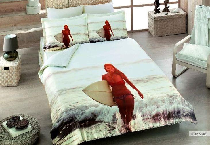 Постельное белье из бамбука и хлопка VIRGINIA SECRET BAMBOO 3D 1331-19 евро