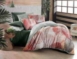 Постельное белье из фланели SAREV FANCY N294 GAMORA V1-YESIL 50х70 (1шт) 1,5-спальное