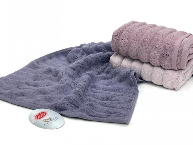 Набор полотенец махровых хлопковых KARVEN MICRO COTTON PREMIUM HS978 EZGI-2 50х90 (3шт)