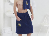 Набор мужской для ванной и сауны KARNA PAMIR синий