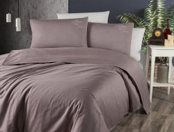 Постельное белье из сатина де люкс KARVEN N044 MODALIFE TIMELESS LILAC 50х70 (2шт), 70х70 (2шт) евро