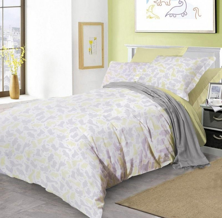 Постельное белье двухстороннее из сатина SAILID BL-35-1 1,5-спальное