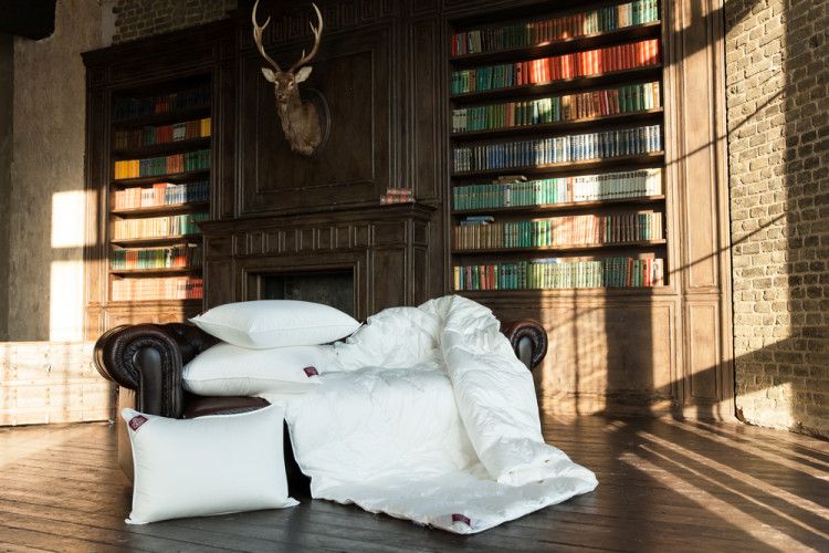 Одеяло двойное кассетное GERMAN GRASS LUXE DOWN GRASS 220х240 регулируемое на кнопках