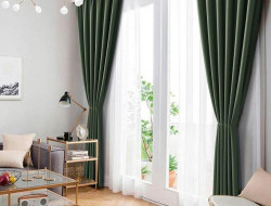 Комплект штор из рогожки TANGO NATURE N-07 150х272 (2шт)