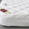 Наматрасник стеганый с юбкой GERMAN GRASS 2162 COTTONWASH GRASS белый 160х200х30