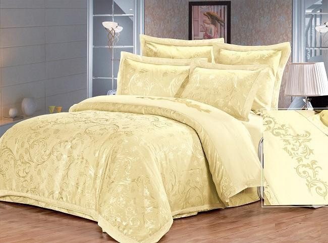 Постельное белье жаккардовое с вышивкой SILK PLACE 071-4-1521 1,5-спальное 50х70 (2шт)