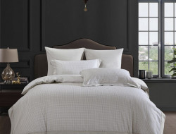 Постельное белье из фланели ASABELLA Pied-de-poule 50х70 (1шт) и 70х70 (1шт) 1,5-спальное