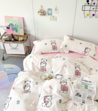 Постельное белье из твил-сатина TANGO тедди 50х70 (2шт) 2-спальное