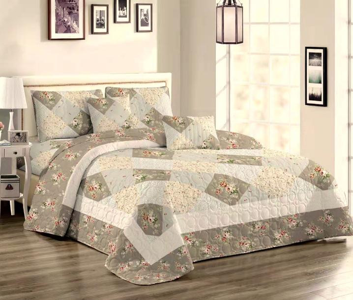 Покрывало с наволочками из полиэстера TANGO PATCHWORK PW-75 230х250
