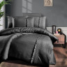 Постельное белье из DELUXE ранфорса KARVEN N028 SWEETNESS ANHTRACIT 50х70 (2шт) 1,5-спальное