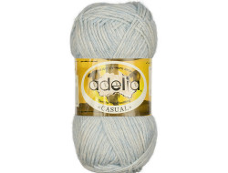 Пряжа ADELIA CASUAL №08 голубая 72% хлопок, 28% акрил, 10 шт х 50 гр, 130 м +/- 6 м