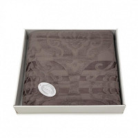 Плед из хлопка махровый KARVEN P963 CORNELY V11 темно-лиловый 220х240