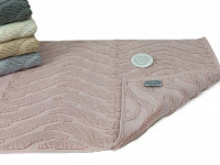 Коврик для ног махровый хлопковый KARVEN KV434 WAWE pembe 50х80