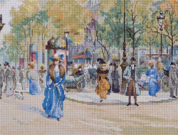 Набор для вышивания PANNA Золотая коллекция VH-7008 БУЛЬВАР КАПУЦИНОК 45х24,5