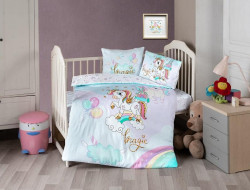 Постельное белье для малышей из сатина KARVEN 3D DIGITAL D039 MAGIC