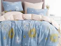 Постельное белье двухстороннее из твил-сатина SAILID BP-175-1 1,5-спальное