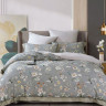 Постельное белье из фланели ASABELLA Цветочная дымка 50х70 (2шт), 70х70 (2шт) евро