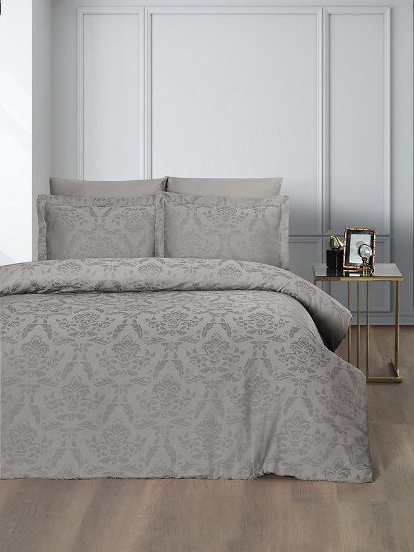 Постельное белье из бамбука и хлопка KARNA BENOIT капучино евро