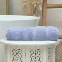 Полотенце махровое TAC DORA GRAY-BLUE серо-голубое 70х140