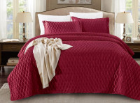 Покрывало с наволочками тонкое велюровое TANGO ARABESQUE ARA-14 240х260